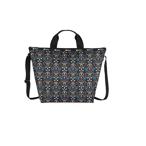 Cloistered Jewels Deluxe Easy Carry Tote Crossbody + Top Handle Handbag, Uwu :' - Picture 1 of 4